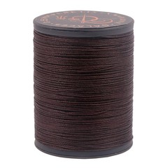 FANDOL 100% Natural Linen Thread Waxed for 0.55 millimeters, Coffee