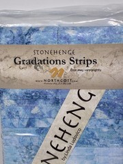 Stonehenge Linda Ludovico Gradations Mystic Midnight Blue 42 X 2.5” Strips