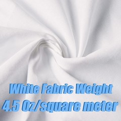 2 Yard White Cotton Fabric,Natural Poplin Fabric by The 2 Yards,