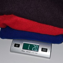 100% Cashmere Sweater Cutter Lot READ AS IS Purple Red Blue Flaws 1 lb 2 oz