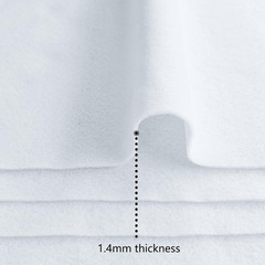 White Felt Fabric, Soft Felt Sheets for Crafts, 1.4Mm Thick 8″X12″ Craft Felt 20