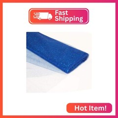 Valentina Textile Inc Tulle Glitter Fabric 54″ by 10 Yards (30 ft) Tulle Bolt fo