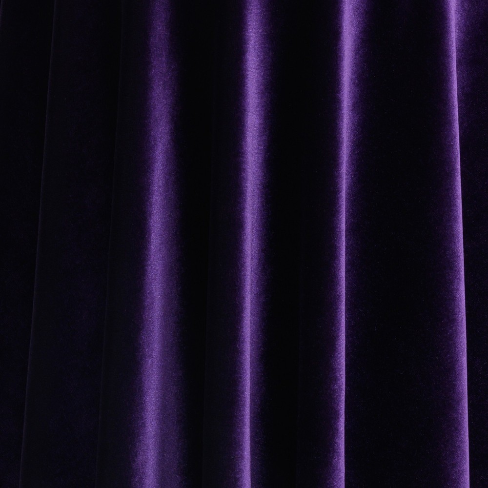 Purple Stretch Velvet Fabric – 60″ Wide – Polyester Spandex – by the Yard