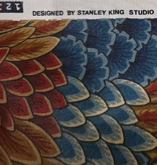 Vintage Stanley King Studio Upholstery Fabric 3.75 Yards x 54″ Multicolor