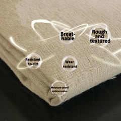 1.5*1M 5FT Linen Fabric Embroidery Cloth Crafts F/ DIY Decor Cross Sew Stitch