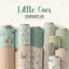 1/2 Yard Fabric – Little Ones | Foliage Green by Makower UK for Andover Fabrics
