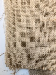 Rustic Burlap Fabric Tablecloth, Farmhouse Wedding Decor, Eco Friendly Craft Mat