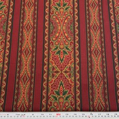 Vintage Middleburg Jinny Beyer for RJR Fabrics Striped Cotton by the HALF YARD