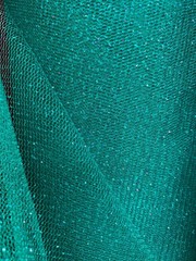 Tulle Glitter Fabric 54″ by 10 Yards (30 ft) Tulle Bolt(10 Yard, Hunter Green)
