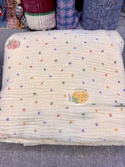 100% Cotton Crinkle Double Gauze Fabric Soft Breathable Muslin 2 yards