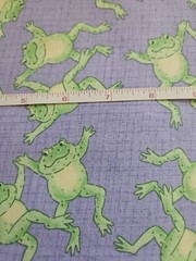 Oakhurst Textiles Signature Classics Lavender Purple Frog Quilt Fabric 1 Yard
