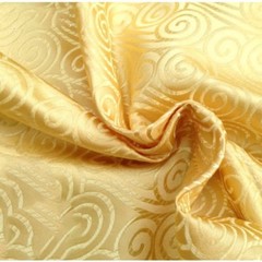 Chinese Cloud Printed Satin Silk Fabric Cloth Costume Cheongsam Upholstery DIY