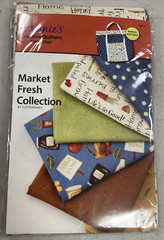 Annie’s Creative Quilters Fabric + Pattern Market Fresh Collectio Coll FQ074 New