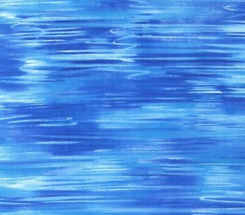 Michael Miller Mid Century Blue Water Fabric Yardage A Summer Day DC3944-BLUE-D