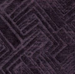 Zinc Textile Labyrinth Jacquard Chenille Fabric- Sataria / Smoked Quartz 5 yds