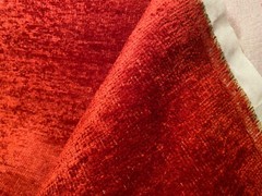 PIERRE FREY Paris Palladio Cerise HAND WOVEN Fabric w/Knit Back $425 Retail BTY