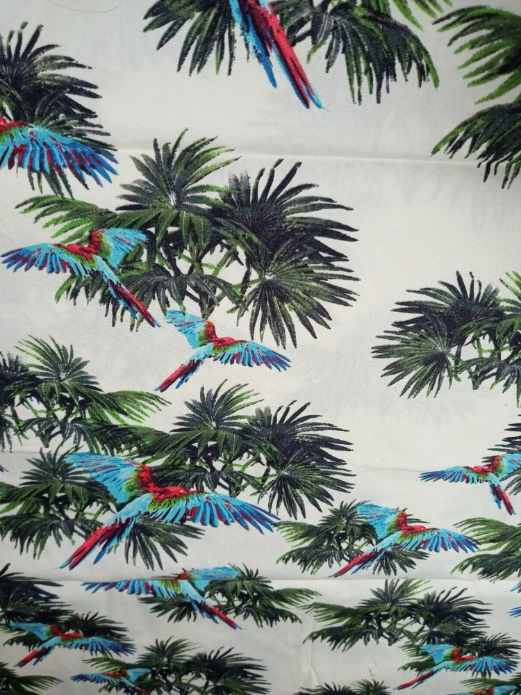 Jo-Ann Fabrics Ivory Background with Birds/Foliage 18″ x 32″ 100% Cotton