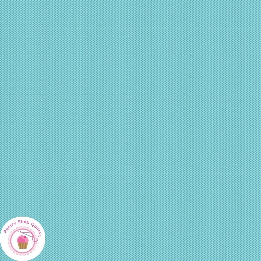 Riley Blake POPARAZZI DOTS 805 Aqua Blue Quilt Fabric Pindots Polka Dot