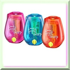 Colorful Twist-N-Sharp Pencil Sharpener Set