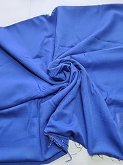 Royal Blue Twill Sewing Fabric 56″w X 3yds Clothing Drapery Quilt Rayon Vintage