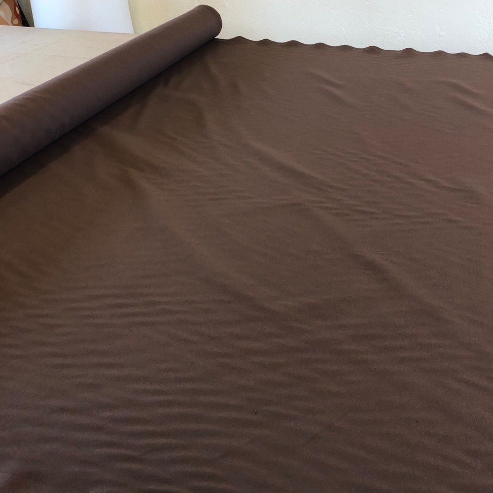 8 Oz. Cotton Canvas Upholstery/Drapery Fabric by the Yard, 54″ Wide, Med Brown