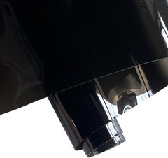ONEART | Black Transparent Leather Vinyl, 30 Gauge Solid Color See-Through Wa…