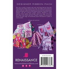 Tula Pink Floral Reef Designer Ribbon Pack ULTRAVIOLET