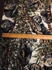 Koala Bears By Kaufman Hoy # 2580 Animal Australia Bamboo Nature Quilting FQ