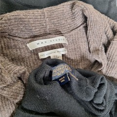 Lot 11 100% Merino Wool Sweaters Cutter Crafter Upcycle Fall Colors J.Crew