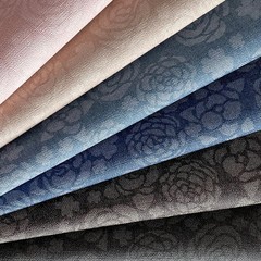 ONEART | Light Blue Denim Rose Fabric, Soft Stylish 11.8″ x 54″,