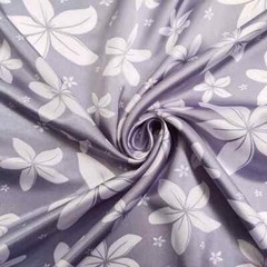 58” Wide By Yards Retro Leaf Print Satin Fabric Charmeuse Material Lining