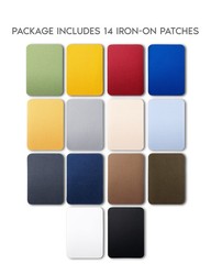 ZEFFFKA Premium Quality Fabric Iron-on Patches Inside & 1-Pack, Multicolor