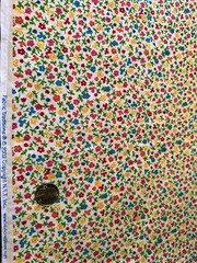 VTG Jewel Tone Calico Fabric Traditions®️©️2002 N.T.T. 17”X43”Yd PREWASHED RARE