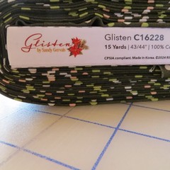 BY THE YARD, Glisten Dots on Mocha Cotton $3.99 Ships ANY Amount Of Fabric