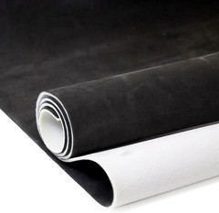 Suede Auto Headliner Fabric 96″ L × 60″ W with Foam Backing – Black Interior …