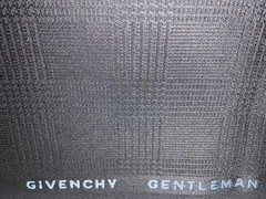 Givenchy Black 100% Prince of Wales Wool Vintage Italian Jacketing 2m 400 g/m