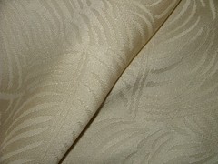 Mark Alexander Romo Fabric Rousseau Cream Silk Wool Upholstery Curtain 17 Metre