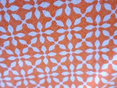 Silent Cinema by Jenean Morrison Orange Front Row – #JM 45 – Cotton – 42″ x 37″