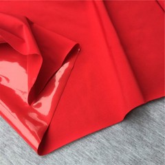 Vinyl Faux Leather Wet Look Glossy Shinny Fabric Mirrored Stretch Dress Bag 57″W