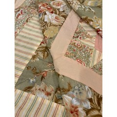 Cottage chic quilt top | unfinished quilt top