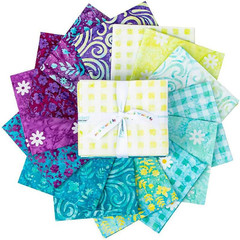 Expressions Batiks Daisy Dots Fat Quarters Bundle – 14 Pieces FQ-23406B-14