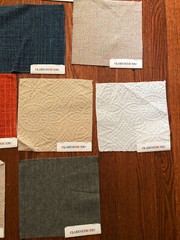 CLARENCE HOUSE 21 pcs Mixed Lot 8 1/2″ Fabric Samples