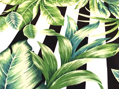 Tropical Outdoor Fabric Green Leaf Upholstery Patio Cushion 2.75 Yard Lot