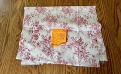 2002 Jane Churchill Colfax Rose Toile Custom Queen Duvet 2 Cases 1 Neck Roll +