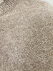 Cutters Lot Of 3 100% Cashmere Sweaters Upcycle Crafters in Natural Beige Violet