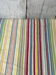 Fabric Twill Cotton Decorator 1.33 Yard 56″ Wide Unbranded Pastel Stripe Washed