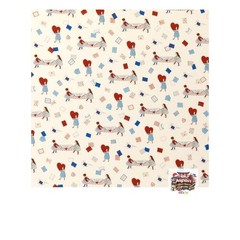 NEW Kurahashi Rei Cut Cloth – Letter Design – Oxford Fabric – 145cm Wide (50cm)