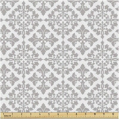 Victorian Floral Modern Graphic Waterproof Fabric 36×58 inches