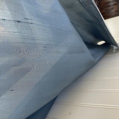 SILK, GRAY FABRIC 6 Yards x 22 Inches Wide or 216 Inches x 22 Wide
