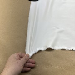Japanese Triacetate Satin Face stretch Crepe /54”W/ Ivory / by the yard